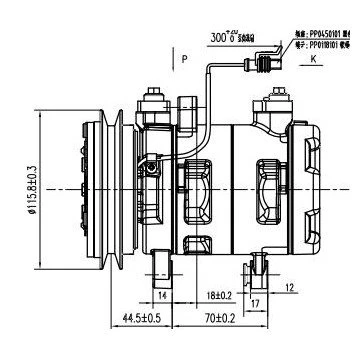 Agricultural Machinery AC Compressor factory